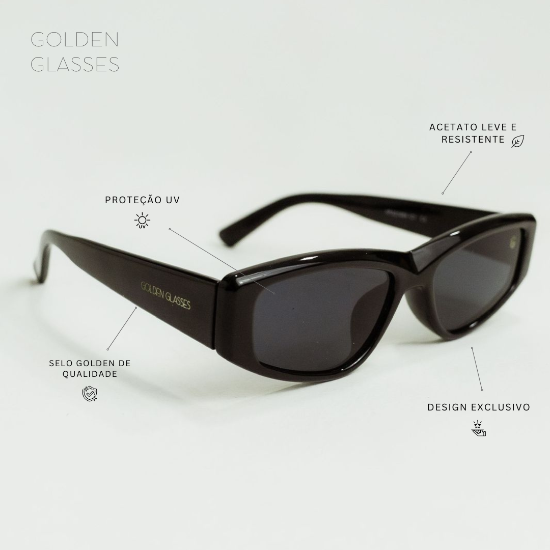 Women's Black Elegance Sunglasses