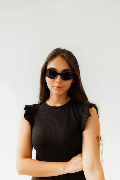Women's Iconic Black Sunglasses