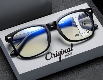 ヘンプフォーカル遠近両用眼鏡【1本購入で2本プレゼント】